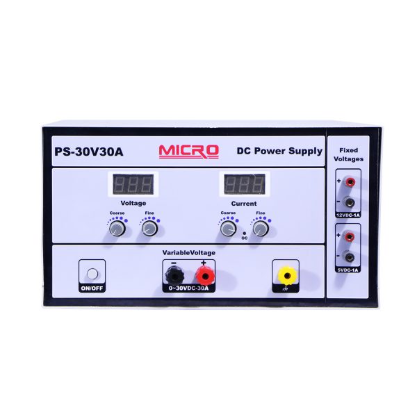 منبع تغذیه 30 ولت 30 آمپری میکرو مدل Micro PS-30V30A