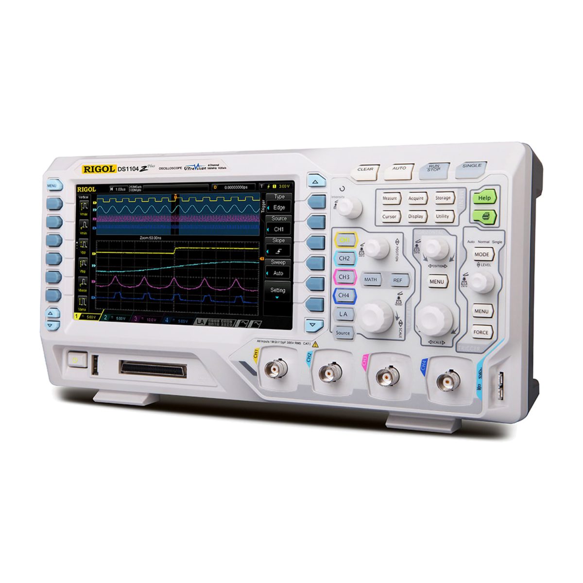 Rigol DS1104Z-S Plus 4Channel 100MHz Digital Oscilloscope and 2Channel Wave Generator