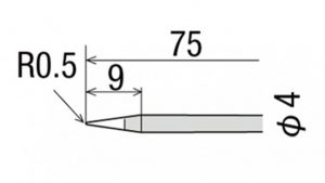 مشخصات فنی نوک هویه گات R-48B