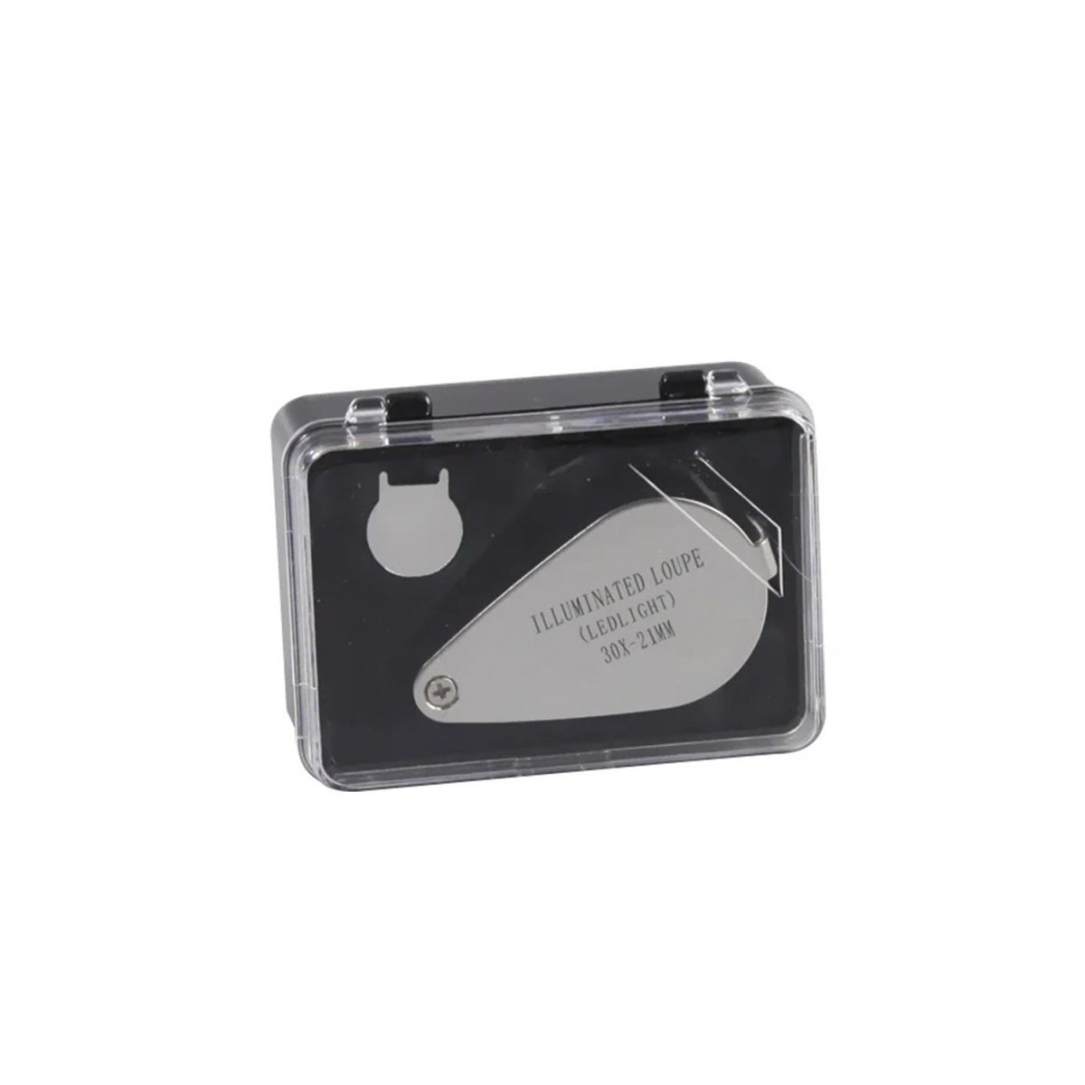 ذره بین تاشو فلزی مدل MG21007 با بزرگنمایی 30x