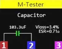 اندازه گیری ظرفیت خازن (Capacitor) و محاسبه پارامترهای داخلی خازن با تستر قطعات الکترونیکی T7