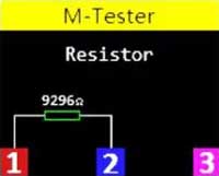 اندازه گیری میزان مقاومت الکتریکی با تستر قطعات الکترونیکی T7
