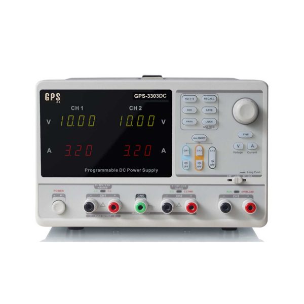 منبع تغذیه 3 کاناله حافظه دار جیپیاس لیمیتد مدل GPS-3303DC