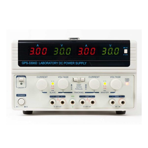 منبع تغذیه متغیر رومیزی دو کاناله آزمایشگاهی GPS Limited مدل GPS-3306D