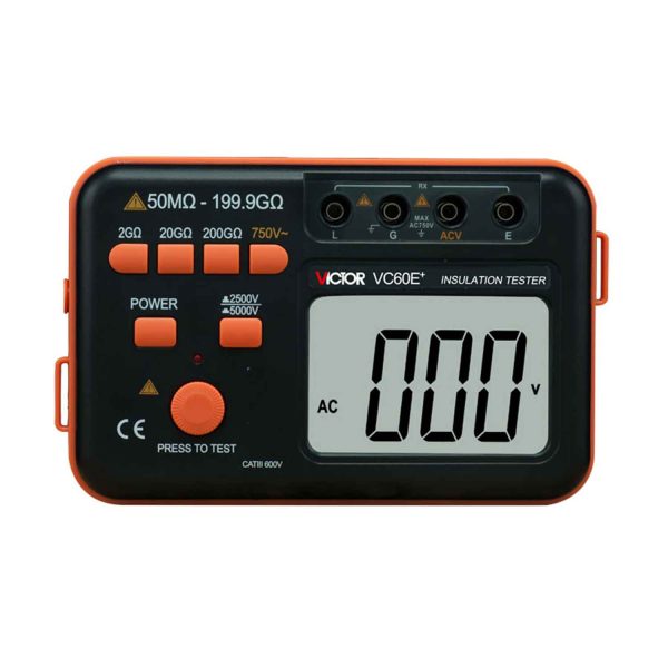 VICTOR VC60E+ 5KV Digital Insulation Tester