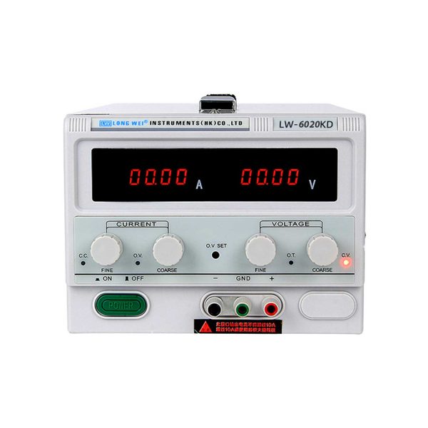 LONG-WEI LW-6020KD 60V 20A Adjustable Switching DC Power Supply