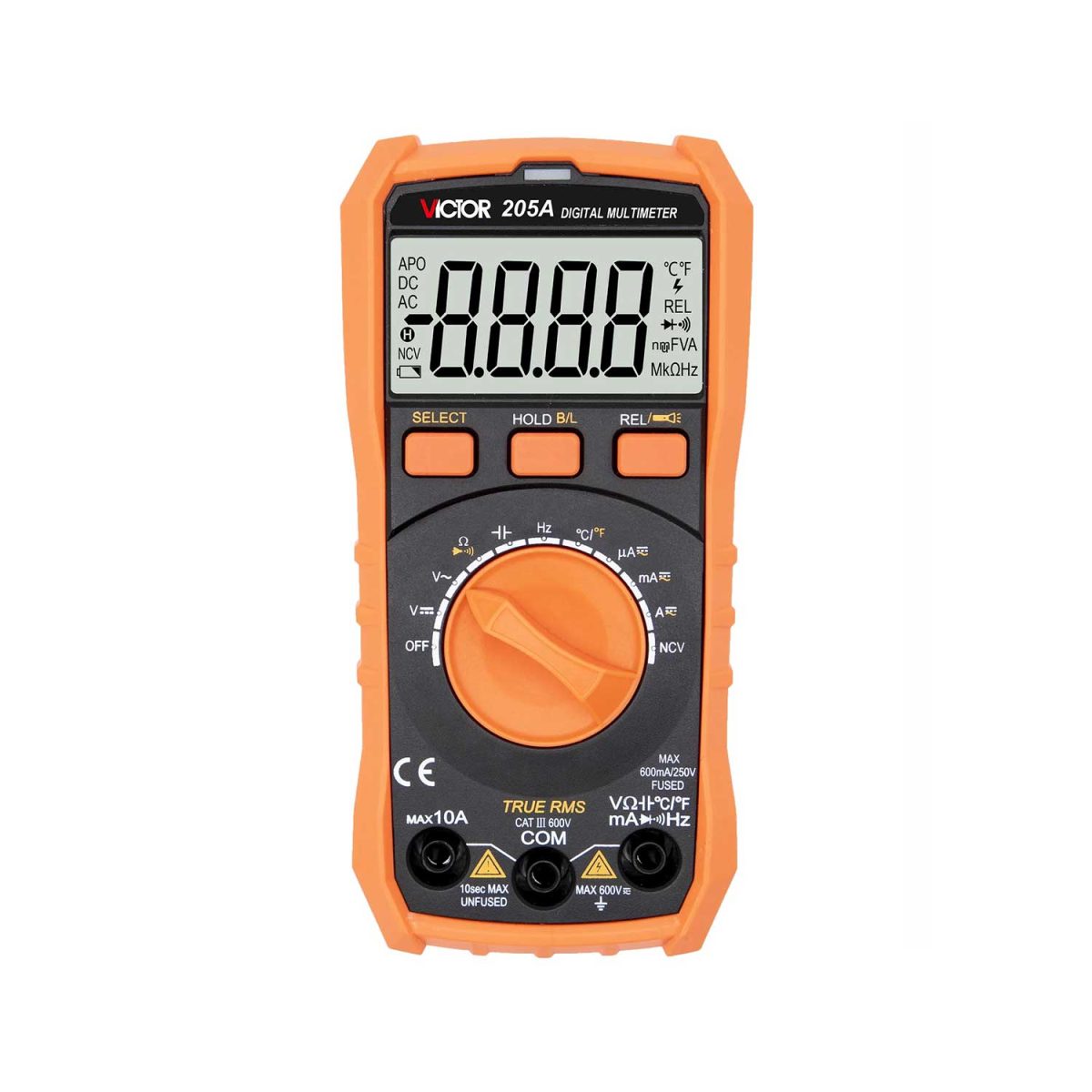 Victor 205A Digital Handheld Multimeter