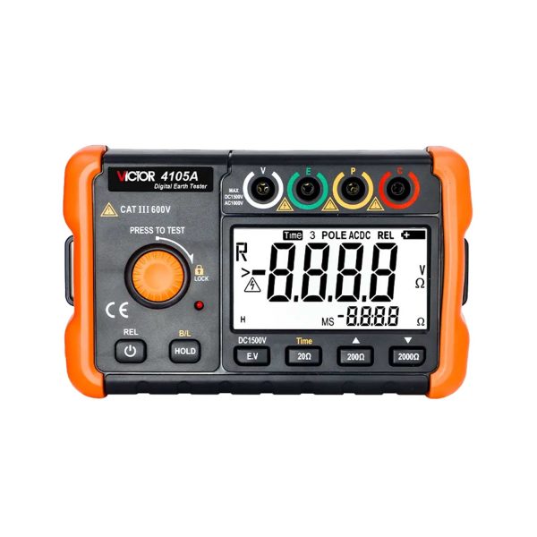 VICTOR 4105A New Series Digital Earth Tester