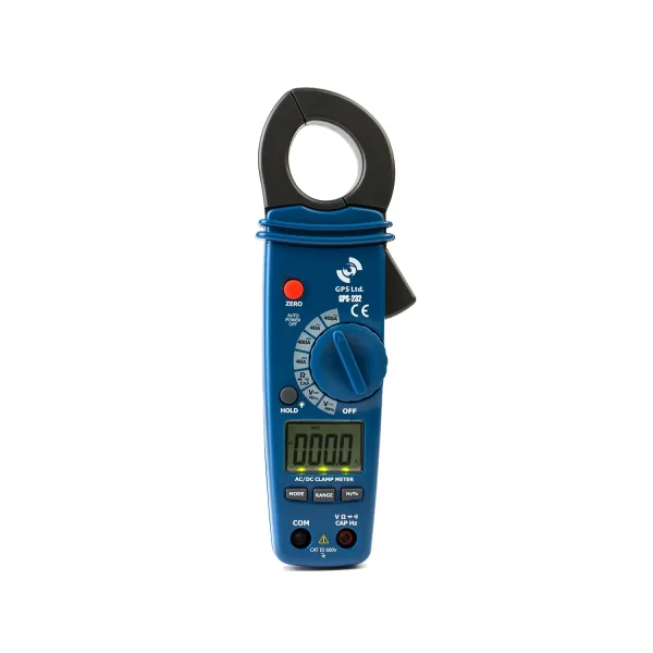 GPS Limited GPS-232 400A AC/DC True-RMS Mini Clamp Meter آمپرمتر کلمپی 400 آمپری AC و DC شرکت جیپیاس لیمیتد مدل GPS-232