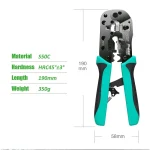 ProsKit CP 376TA Taiwan 3in1 Crimper Tool آچار پرس سوکت شبکه تایوانی پروسکیت CP376TA