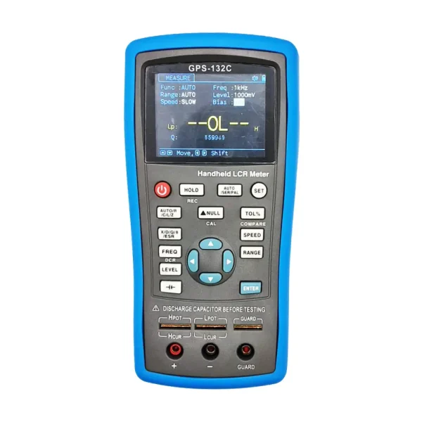 LCR متر جیپیاس لیمیتد مدل GPS Limited GPS-132C با فرکانس تست 100 کیلو هرتز و قابلیت اندازه گیری پارامترهای داخلی قطعات الکترونیک