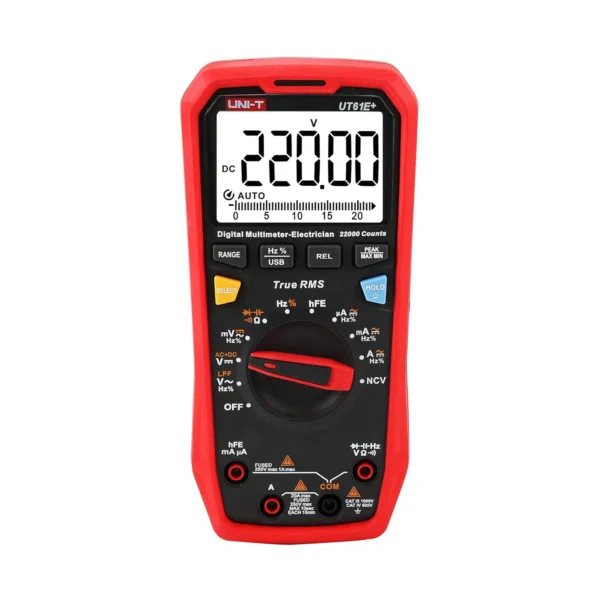 Uni-Trend UT61E+ 22,000 Counts Digital Multimeter