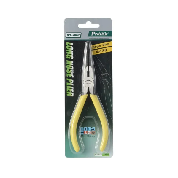 Prokits 1PK 706Y Long Nose Plier دمباریک بلند پروسکیت مدل 1PK 706Y