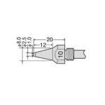 GOOT TP-100N-10 Replacement Tip Size