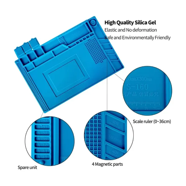 S160 Anti Heat Silicon Working Mat