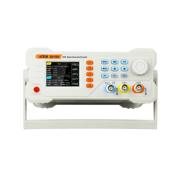 VICTOR 2015H New Model Dual Channel 60MHz DDS Function Generator سوئیپ ژنراتور 2 کاناله 15 مگارهتزی ویکتور مدل VICTOR 2015H