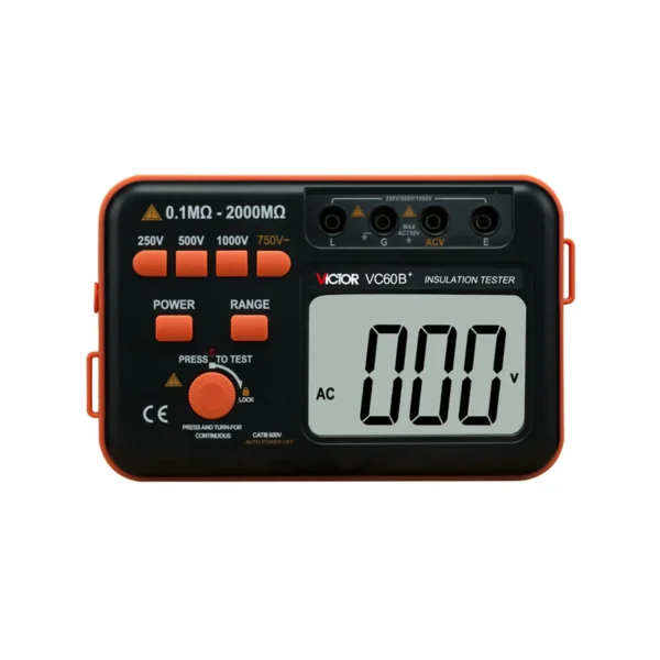 VICTOR VC60B+ 1KV Insulation Tester