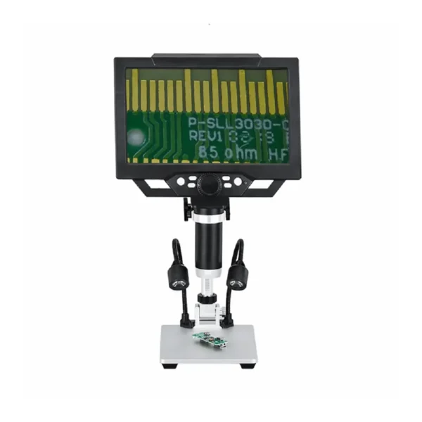 G1600 Digital Microscope With 9inch HD Display and Adjustable Metal Stand and Extra LED Light