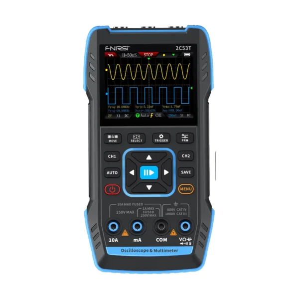 FNIRSI 2C53T 3in1 Handheld Oscilloscope With Wave Generator and Multimeter