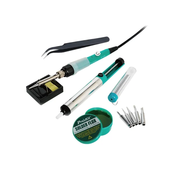 Pro'sKit PK-918F Temperature Adjustable Soldering and Desoldering Set