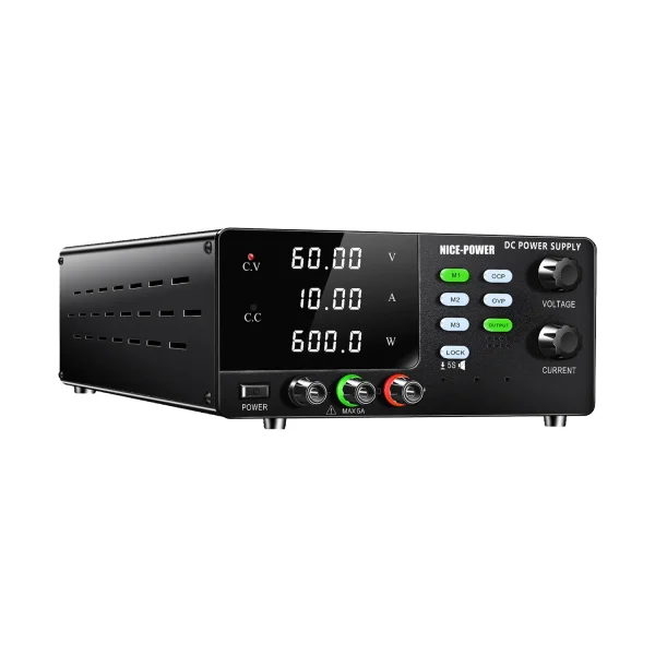 Nice-Power R-SPS6010S-USB 600W High Power DC Power Supply With Adjustable Output and USB Connection
