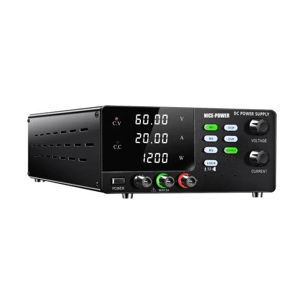 Nice-Power R-SPS6020S-USB 1200W High Power DC Power Supply With Adjustable Output and USB Connection