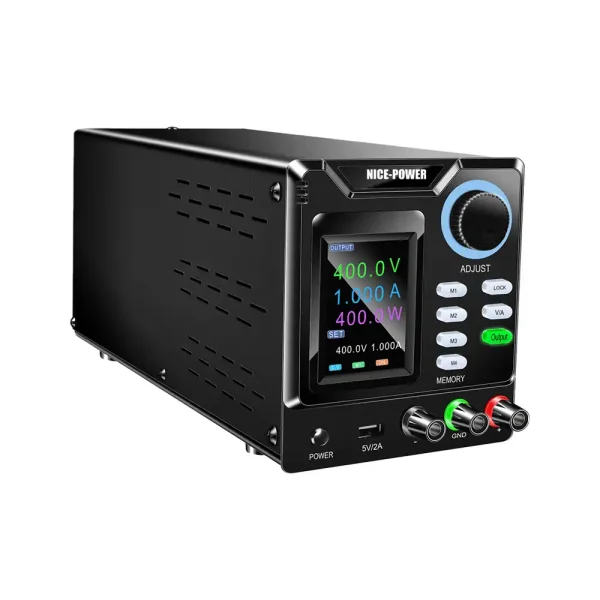 منبع تغذیه متغیر 400 ولتی آزمایشگاهی نایس پاور مدل Nice-Power SPPS D4001 400V High Voltage DC Power Supply