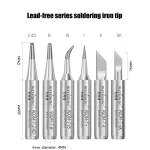 مقایسه انواع مختلف نوک هویه مکانیک 900M-T سِری Lead Free