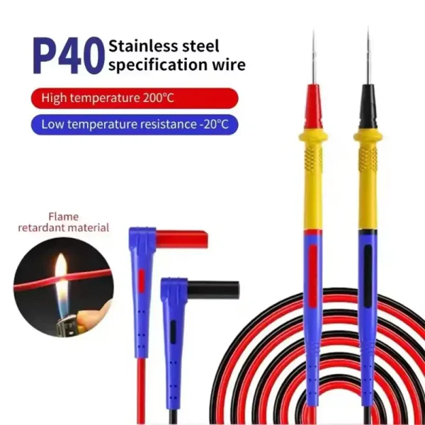 MECHANIC P40 Super Fine Tip Multimeter Test Leads