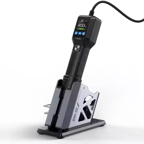 هیتر حرفه‌ای 550 وات فینرسی + پایه رومیزی FNIRSI SAG-55 Professional Hot Air