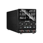 منبع تغذیه دو کاناله متغیر آزمایشگاهی 120 ولت 3 آمپر مدل SPS1203-2KD