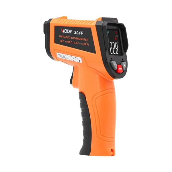 دماسنج لیزری اینفرارد 900 درجه ویکتور VICTOR VC304F با نمایشگر HD