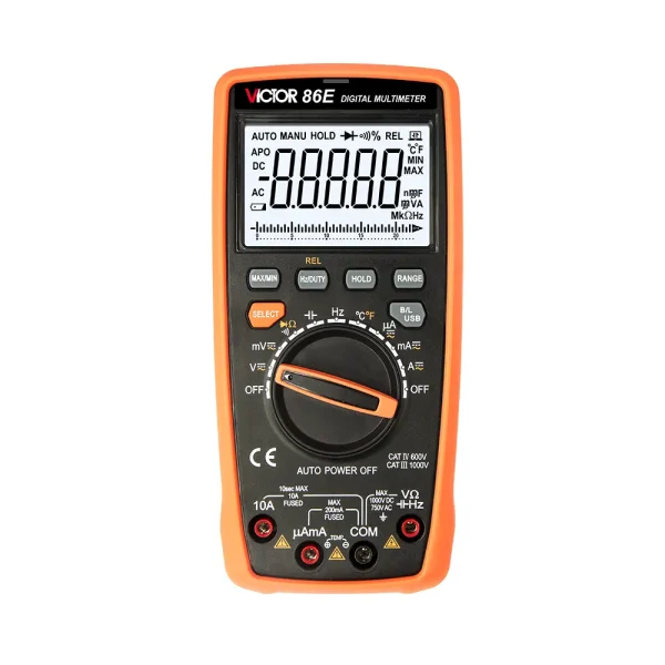 VICTOR VC86E 2024 Digital Handheld Multimeter With PC Connection Interface