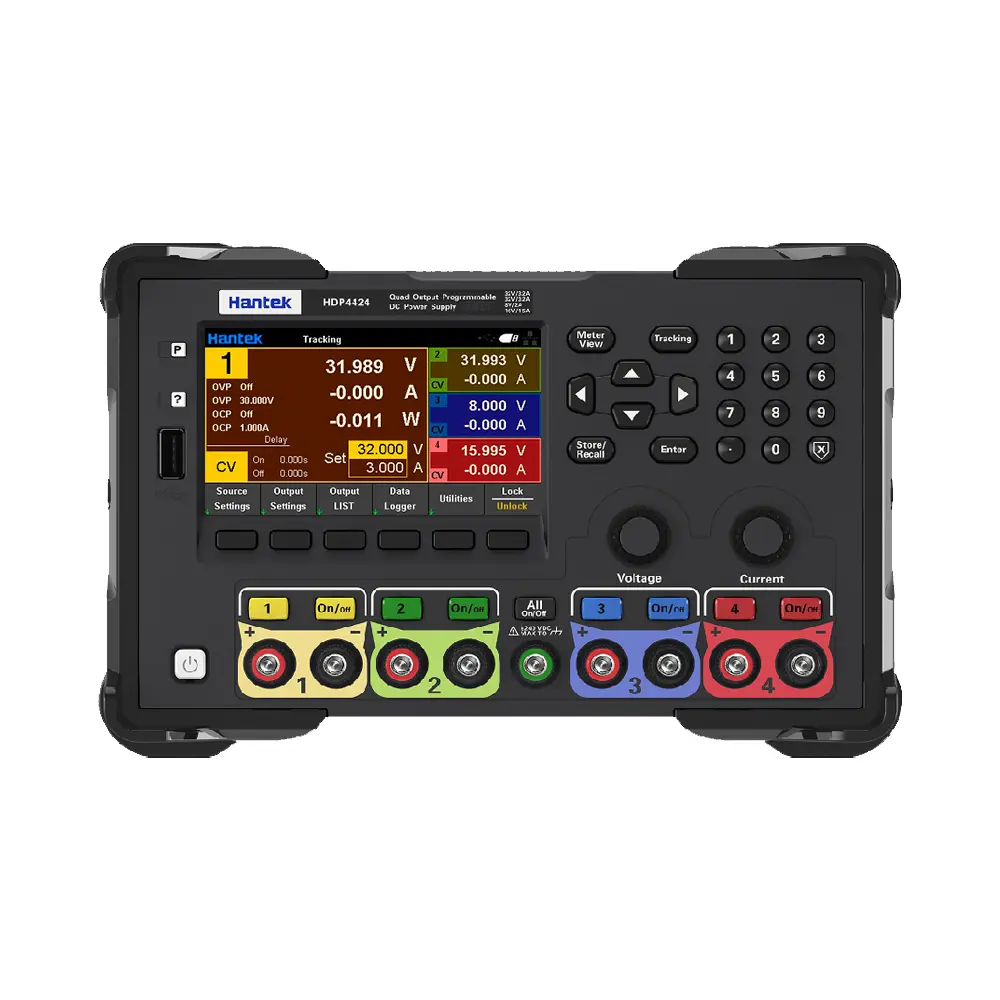 منبع تغذیه 4 کاناله قابل برنامه ریزی 32V 3.2A هانتک مدل HANTEK HDP4424 Programable DC Power Supply