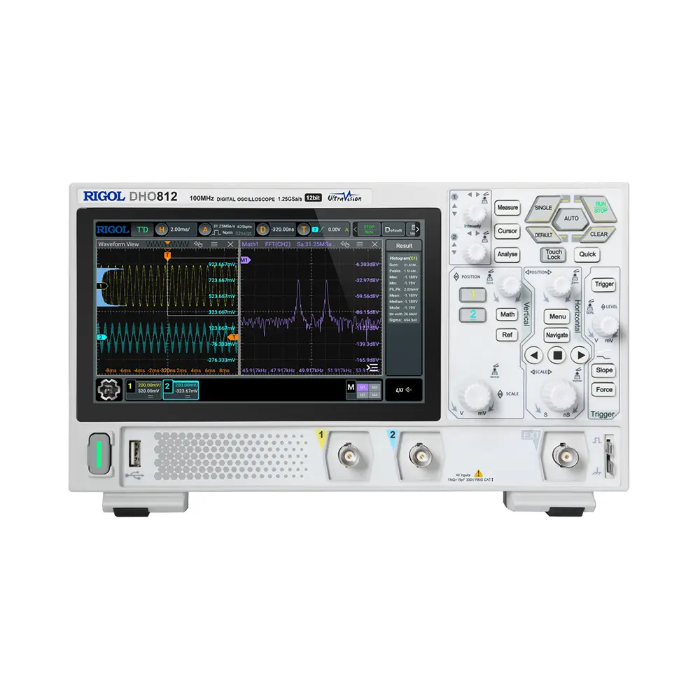 اسیلوسکوپ ریگول 2 کاناله 100 مگاهرتز RIGOL DHO812